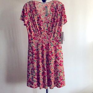 Flowy floral dress
